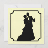 フォーマルな準正装の正方形のパーティの招待状 招待状 (正面)