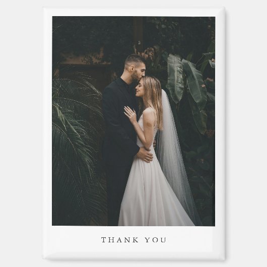 フォーマルな結婚式の永遠のクラシックフォト マグネット (正面)