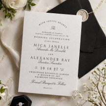 フォーマルな黒の結婚式