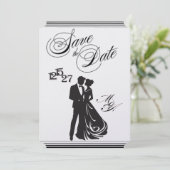 フォーマルな Save the Date を行います 招待状 (スタンド正面)