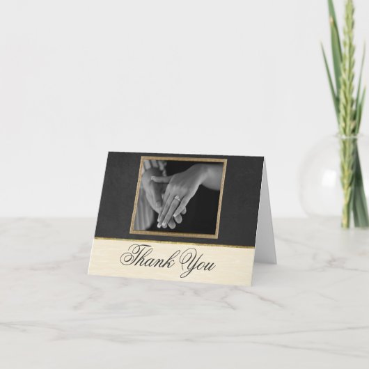 フォーマルの感謝カード サンキューカード (正面)