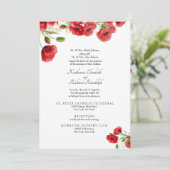 フォーマルの結婚フローラ招待状両親 招待状 (スタンド正面)