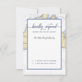 フォーマルの結婚マルタのブドウ園 出欠カード