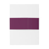 フォーマルイニシャル結婚式招待状 招待状ベリーバンド (裏面例)