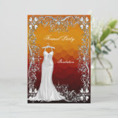 フォーマルイベントパーティの招待状 招待状 (スタンド正面)