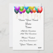 フォーマルイベント招待状 招待状 (裏面)