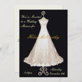 フォーマルウェディングシャワー招待状 招待状 (正面/裏面)