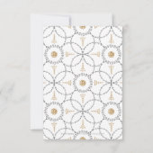 フォーマルエレガントクラシックヴィンテージ感謝していウェディングユー サンキューカード (裏面)