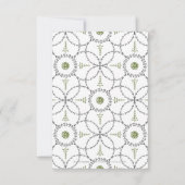 フォーマルエレガントクラシックヴィンテージ感謝していウェディングユー サンキューカード (裏面)