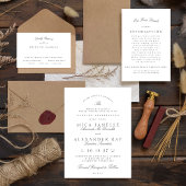 フォーマルエレガントクラシック書結婚詳細 エンクロージャーカード