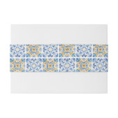 フォーマルエレガント水イタリアン色結婚瓦 招待状ベリーバンド (裏面例)