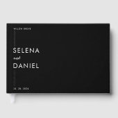 フォーマルエレガント金結婚箔 ゲストブック (正面)