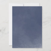 フォーマルクラシックネイビーブルースモーク結婚式招待状 招待状 (裏面)