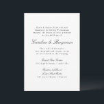 フォーマルクラシック伝統的Script Elegant Wedding 招待状<br><div class="desc">フォーマルクラシック伝統的Script Elegant Wedding招待状</div>