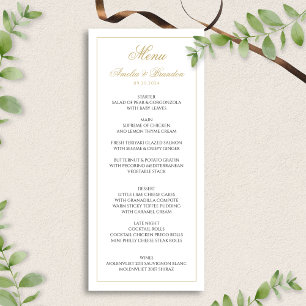 フォーマルクラシックScript Black and金ゴールド結婚s メニュー