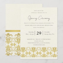 フォーマルゴールドダマスク グランドオープニングセレモニー