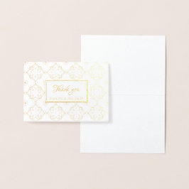 フォーマルサンキューカード結婚- 箔カード