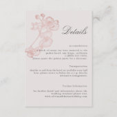 フォーマルバラオ結婚キッド詳細エンクロージャカード エンクロージャーカード (正面)