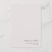 フォーマルバラオ結婚キッド詳細エンクロージャカード エンクロージャーカード (裏面)