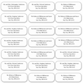 フォーマルフォントのエンベロ結婚ープの住所ステッカー シール