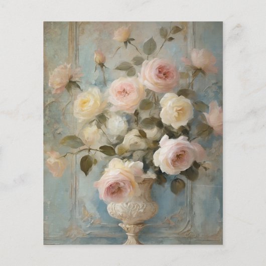 フォーマルフローラフランスのブーケブルーnピンククラシック (裏面)