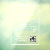 フォーマルプロフェッショナル営業時間QRコード ウィンドウサイン (シート3)