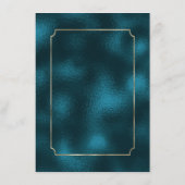 フォーマルペイズリーのダークティール(緑がかった色)ID767 メニュー (裏面)