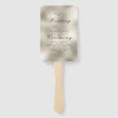 フォーマルペイズリー結婚シャンパンID767 ハンドファン (裏面)