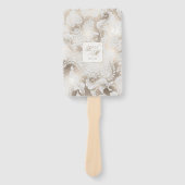 フォーマルペイズリー結婚シャンパンID767 ハンドファン (正面)