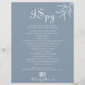 フォーマルミニマルダスティブルーIスパイ結婚の試合 (正面)