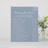 フォーマルミニマルダスティー結婚ブルーのシューゲーム (スタンド正面)