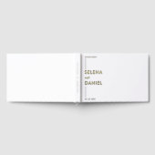 フォーマルミニマ結婚リスト金箔 ゲストブック (全面)