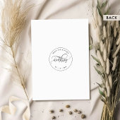 フォーマルモダンエレガント書結婚の 招待状