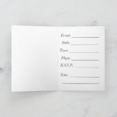 フォーマル招待状 招待状 (内部)