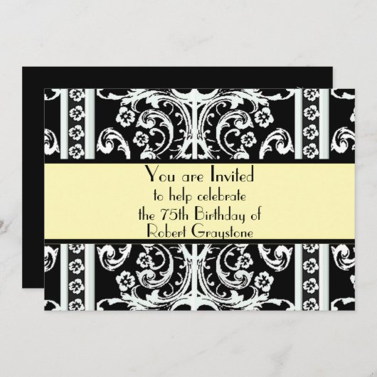 フォーマル招待状 招待状 (正面/裏面)