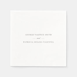 フォーマル書エレガント | 結婚s スタンダードカクテルナプキン