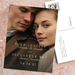 フォーマル書クラシック跡の写真の日付の保存 ポストカード