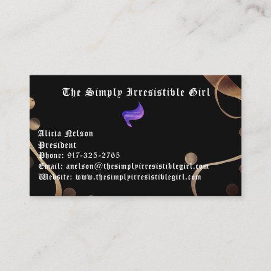 フォーマル標準、3.5インチx 2.0インチ名刺 名刺 (正面)