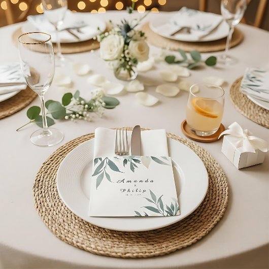 フォーマル結婚の植物広場ステッカー スクエアシール