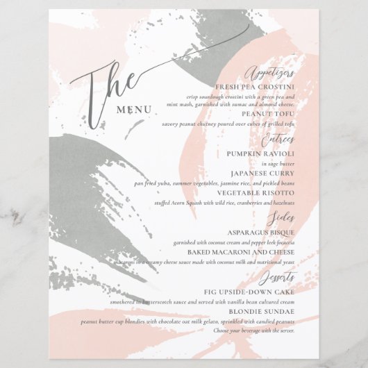 フォーマル結婚メニューエレガント (正面)