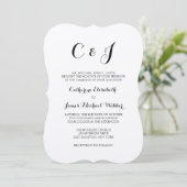 フォーマル結婚式招待状言う嫁の親 招待状 (スタンド正面)