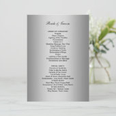 フォーマル結婚式 プログラム (スタンド正面)