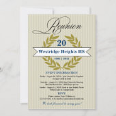 フォーマル高エレガント校懇親会 招待状 (正面)