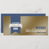 フォーマル高モダン校懇親会 招待状 (正面/裏面)