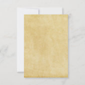 フォーマル フローラル フラワー - 披露宴の招待状 招待状 (裏面)