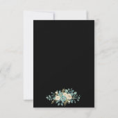 フォーマル フローラル 返信カード (裏面)