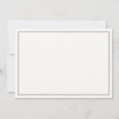 フォーマル ワイルド ローズ クレスト プレッピー ピンク ウェディング セーブザデート (裏面)