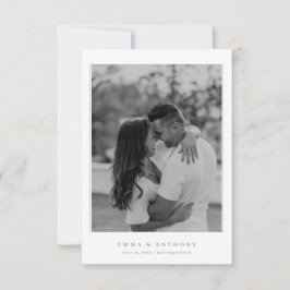 フォーマル ヴィンテージ パープルイニシャル ウェディング セーブザデート