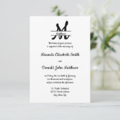 フォーマルCookie - 3 x 5 Weding Invite 招待状 (スタンド正面)