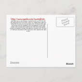 フォーミシガンライトハウスポストカード ポストカード (裏面)